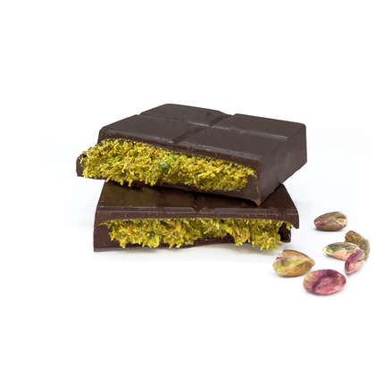 Dubai Chokolade - Mørk chokolade med 60% pistaciefyld