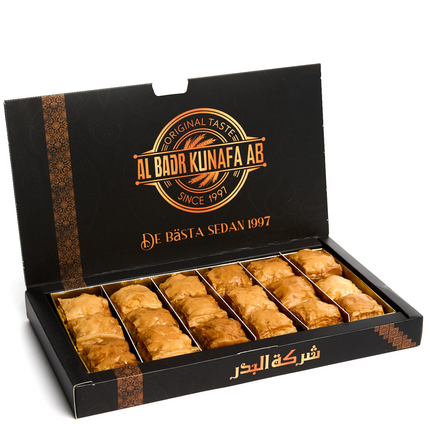 Turkish baklava with walnut filling